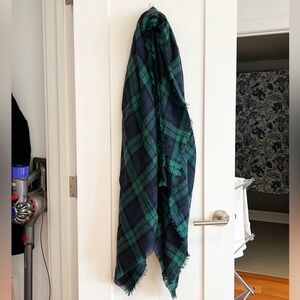 Blue & Green Blanket Scarf